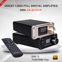 SA-50 Plus Digital Amplifier Audio Hifi 50W*2 + Remote Control 2.1 TAS5766M Portable Amp