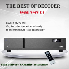 D1 HIFI Amplifier Audio Decoder 2*ES9038PRO XMOS USB DSD DAC Amp Desktop DAC Digital Amp