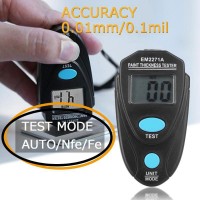 Digital Thickness Gauge Coating Meter FeNFe 0.00-2.20mm for Car Thickness Meter EM2271A