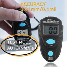 Digital Thickness Gauge Coating Meter FeNFe 0.00-2.20mm for Car Thickness Meter EM2271A