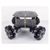 4WD Omni Wheel Car RC Chassis Car 100mm Omni Wheels Steel Board + 37Motors for DIY Toy Car Fans