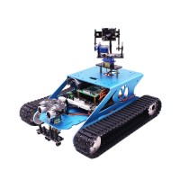 G1 Tank Robot Kit Aluminum Alloy Rover Robot Car Mobile Robot with Camera for Raspberry PI