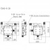 60*60mm XY Axis Manual Displacement Platform Trimming Station Linear Stage Sliding Table XYR60-R-30