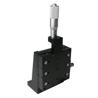 80*80mm Z Axis Manual Displacement Platform Vertical Fine Adjustment Sliding Table CZSJ-Z80-C