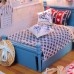 Dreamy Dollhouse Bedroom Kit Miniature Dollhouse Kits Girl’s Bedroom with Lights Furniture Toys