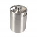 5L 170OZ Stainless Steel Beer Growler Mini Keg Growler Beer Brewing Making Silver