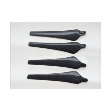 4pcs RC Folding Propellers Carbon Fiber 17Inch Propeller Prop + Propeller Clips to Replace DJI 1760
