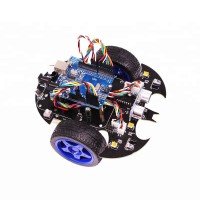 Smart Car Kit Arduino Robot Car Kit Wireless Control DIY Learning Toys without Controller Board