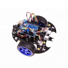 Smart Car Kit Arduino Robot Car Kit Wireless Control DIY Learning Toys without Controller Board