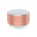 A10 Portable Bluetooth Wireless Speaker Mini Metal Speaker Chargeable with LED Light 