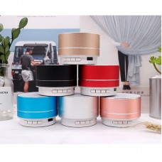 A10 Portable Bluetooth Wireless Speaker Mini Metal Speaker Chargeable with LED Light 