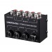 Four-Channel Passive Stereo Mixer Mini Size B896 for CD Player Tape Player Computer Mobile Phone 