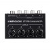 Four-Channel Passive Stereo Mixer Mini Size B896 for CD Player Tape Player Computer Mobile Phone 
