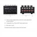 Four-Channel Passive Stereo Mixer Mini Size B896 for CD Player Tape Player Computer Mobile Phone 