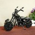 Motorcycle Model Retro Motor Figurine Metal Decoration Handmade Iron Motorbike Prop Home Decor