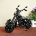 Motorcycle Model Retro Motor Figurine Metal Decoration Handmade Iron Motorbike Prop Home Decor