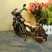 Motorcycle Model Retro Motor Figurine Metal Decoration Handmade Iron Motorbike Prop Home Decor