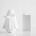 Silicone LED Night Light Clever Ghost Night Lamp Touch Control Tumbler Lamp w/USB Charging Cable 