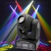 2PCS 60W RGBW Stage Light LED Spot Moving Head Lights DMX Disco DJ Party Lighting 