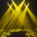 2PCS 60W RGBW Stage Light LED Spot Moving Head Lights DMX Disco DJ Party Lighting 