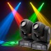 2PCS 60W RGBW Stage Light LED Spot Moving Head Lights DMX Disco DJ Party Lighting 
