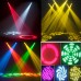 2PCS 60W RGBW Stage Light LED Spot Moving Head Lights DMX Disco DJ Party Lighting 