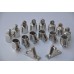 16 pcs 4-Bow 25mm Bimini Top Boat Stainless Steel Fittings Marine Hardware Set