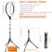 RL-18 LED Ring Light 18 inch Makeup Lamp with Tripod Mirror High CRI LED 5500K Camera Photo Youtuber Studio Video Lamp