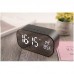 LED Alarm Clock with FM Radio Bluetooth Speaker Wireless Support AUX TF USB Music Player for Bedroom Office 