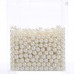 Crystal Acrylic Makeup Brush Organizer Cosmetic Storage Box + Two Bags of Artificial Pearls Flashing Pencil Lipstick Holder
