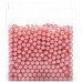 Crystal Acrylic Makeup Brush Organizer Cosmetic Storage Box + Two Bags of Artificial Pearls Flashing Pencil Lipstick Holder