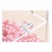 Crystal Acrylic Makeup Brush Organizer Cosmetic Storage Box + Two Bags of Artificial Pearls Flashing Pencil Lipstick Holder