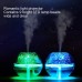 Colorful Humidifier LED Projection Light USB Crystal Night Light Projection Lamp 