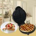 Waffle Maker Adjustable Power 1200W Dual Indicators for Your Home Kitchen