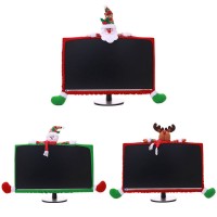 Computer LCD Monitor Border Cover Screen Edge Protect Christmas Decorations