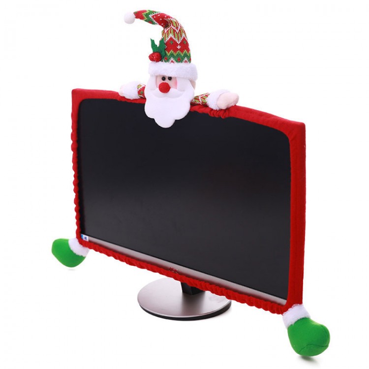 Computer LCD Monitor Border Cover Screen Edge Protect Christmas