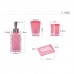 5pcs/Set Resin Bathroom Set Toothpaste Cup Toothbrush Holder Soap Dish Dispenser Set for Hotel Home