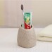 5pcs Resin Bathroom Set Toothpaste Cup Toothbrush Holder Soap Dish Dispenser Set for Hotel Home