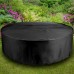 190T Round Outdoor Furniture Cover Polyester Garden Patio Table Chair Cover Rainproof Dustproof
