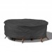190T Round Outdoor Furniture Cover Polyester Garden Patio Table Chair Cover Rainproof Dustproof