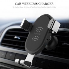 Qi Wireless Car Charger Air Vent Mount Holder For Samsung S9 iPhone X XS MAX XR BQ001