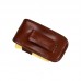 Faux Leather Golf Ball Bag Holder Clip Small Waist Pack Utility Pouch Sports Golf Training Accessories