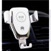 QI Wireless Car Charger 9V Clip Type Air Vent Mount Gravity Sensor for Automatic Adjustment