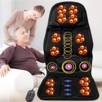 Electric Massager Seat Pad Back Neck Massage Heat Pad Leg Waist Body Massager Car Office Home 