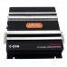 C-236 3800W 12V Car Audio Amplifier 2 Channel Powerful Super Pass Filter Car Amplifier Bass AMP Aluminum   