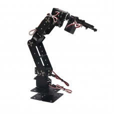 Aluminium Robot 6 DOF Arm Mechanical Robotic Arm Clamp Claw Mount Kit for Arduino