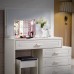 3 Folding Makeup Mirror 22 LEDs 10X Magnifying Dimmer Illuminated Light for Vanity Table  