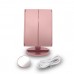 3 Folding Makeup Mirror 22 LEDs 10X Magnifying Dimmer Illuminated Light for Vanity Table  