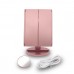 3 Folding Makeup Mirror 22 LEDs 10X Magnifying Dimmer Illuminated Light for Vanity Table  