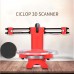 3D Scanner Parts Kit Open Source DIY Advanced Laser Scanner Red Plastic Injection Moldling